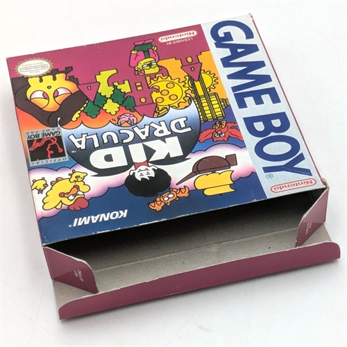 Kid Dracula - Komplet I Kasse - (USA) - Gameboy Original (B Grade) (Genbrug)